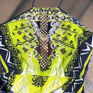 Beaded Halter Maxi Dress